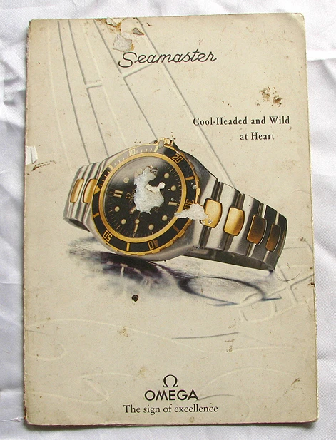 Omega Vint. 1992 Catalogue Seamaster Multifunction Chrono Self