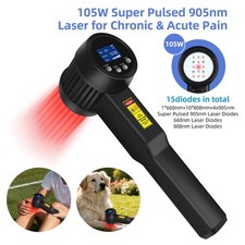 105W Class 4 Cold Laser Device Deep Tissue High Power Red Light Therapy Machine