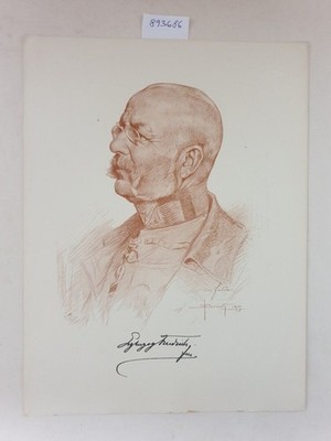 Feldmarschall Erzherzog Friedrich : Porträt nach einer Rötelzeichnung : (aus: Un