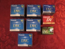 33 Panasonic DVC Tapes New Sealed Digital Video Cassette Lot Maxell Fujifilm