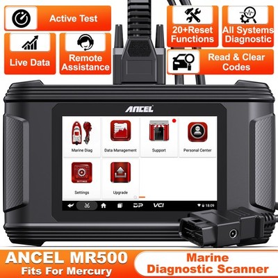 ANCEL MR500 Fits Mercury Marine Engine Diagnostic Tool Scanner OBD2 Code Reader