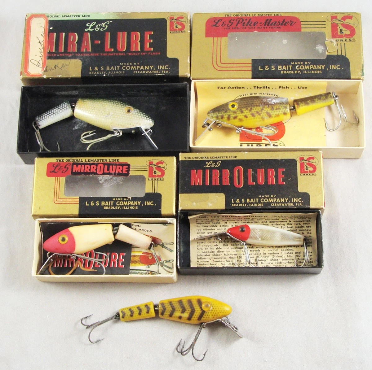 オールド　スミス　ミロルアー　L &S ダブルキャスト　超稀少　初期型　送料無料 L&S Original Vintage Fishing Lures for sale | eBay