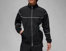 Jordan Essentials Warmup Jacket Black White DV7624-010 Men's: XL NWT