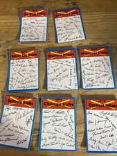 1973 TOPPS Baseball Blue Checklist  Lot of 8 Marked Orioles Cubs Brewers Giants