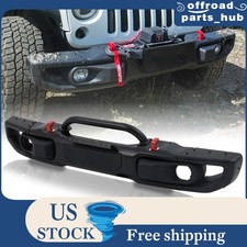 Heavy-duty Aluminum Front Bumper Suitable For Jeep Wrangler 2007-2018 Jk Jku