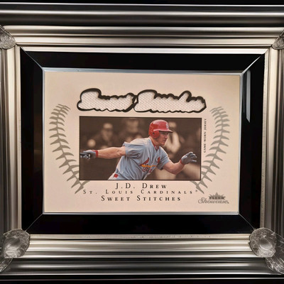 2003 Fleer Showcase Sweet Stitches Patch /899 JD Drew Patch Cardinals Baseball