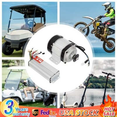 48V DC Brushless Electric Motor Kit For Scooter E-bike Go Kart ATV w/Controller
