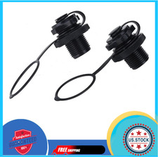2PCS Air Valve Inflatable Kayak Screw Air Valve Spiral Air Plugs Replacement