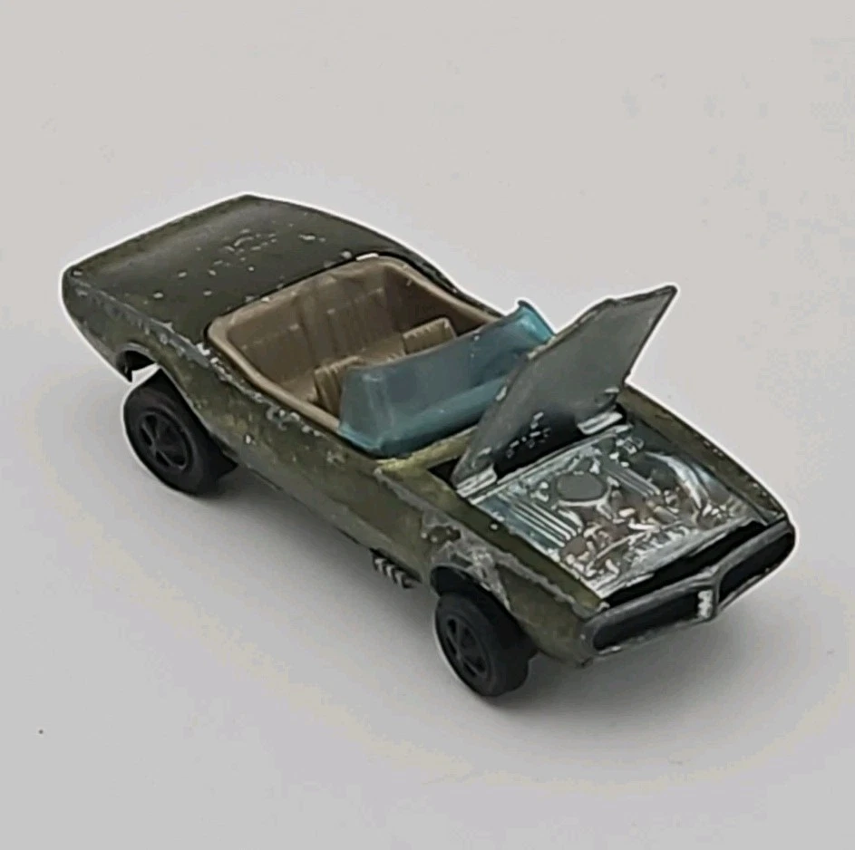 Firebird personalizado vintage Hot Wheels 1967 verde oliva Foto 2 de 4