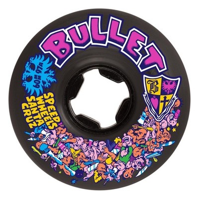 SlimeBalls Rollen Räder Bullet Riot Vomits 97a schwarz 60mm