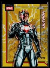 2026 Topps Chrome Marvel #185 Ultron Gold Refractor /50
