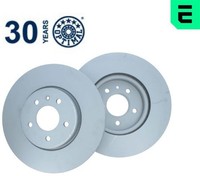 2X Bremsscheibe Optimal BS-9516HC 2 Bremsscheiben Vorderachse Vorne FüR Opel