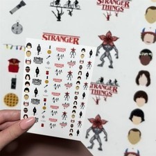 Nail Decals Stranger Things Waterslide Nail Decals