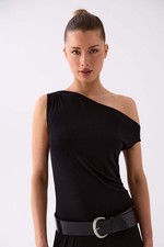 Demi Wide Belt - Black