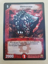2004 wizards of the coast Duel Masters trading card 82/110 Meteosaur LP