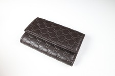 Gucci GG Marmont Leather Key Holder Black
