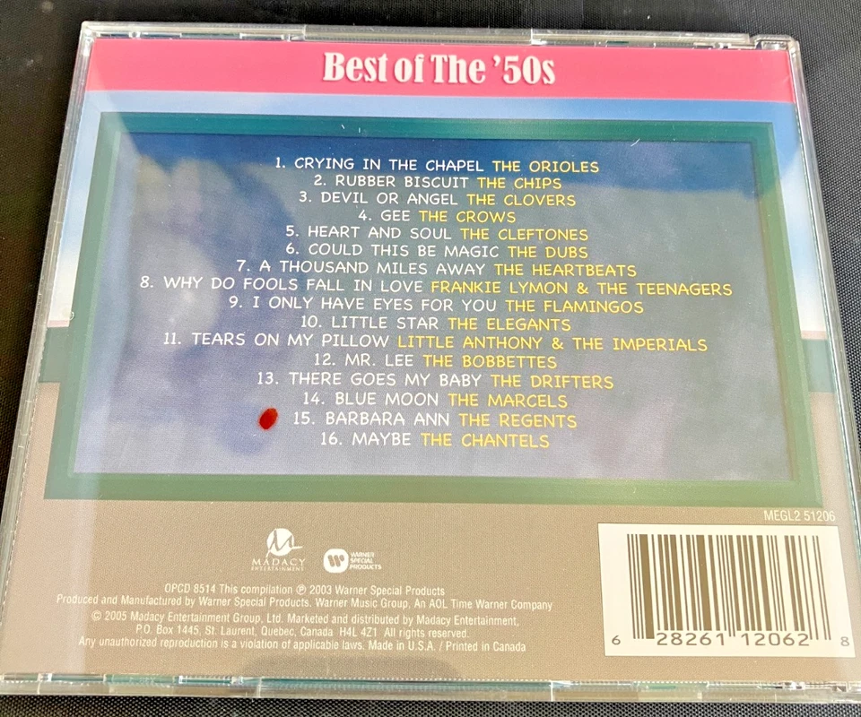Since 1950 Best Of The 50s CD 2005 Warner Brothers Tested EX Foto 2 de 3