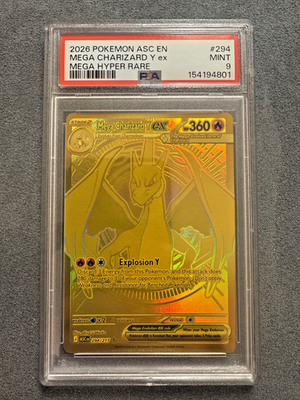 MEGA CHARIZARD Y EX ASCENDED HEROES MEGA HYPER RARE 2026 POKEMON