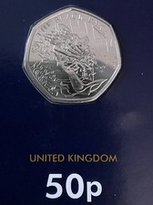 2024 Harry Potter The Black Lake 50p Coin Fifty Pence