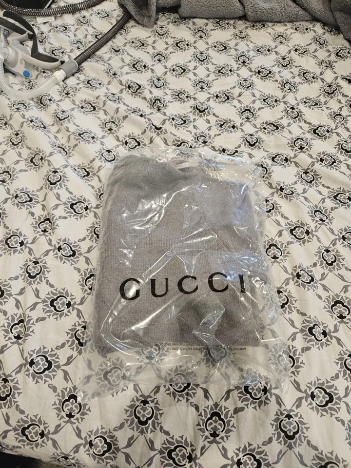 GUCCI Cashmere Embroidered Lettered Sweater size：XL - Image 3 of 4