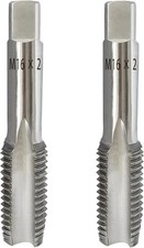 M16 x 2 Metric Tap HSS Tapping Tool For Metal Right Hand Thread Repair 2Pcs