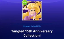TANGLED 15th ANNIVERSARY RARE+UC 78 CARD SET TOPPS DISNEY COLLECT DIGITAL