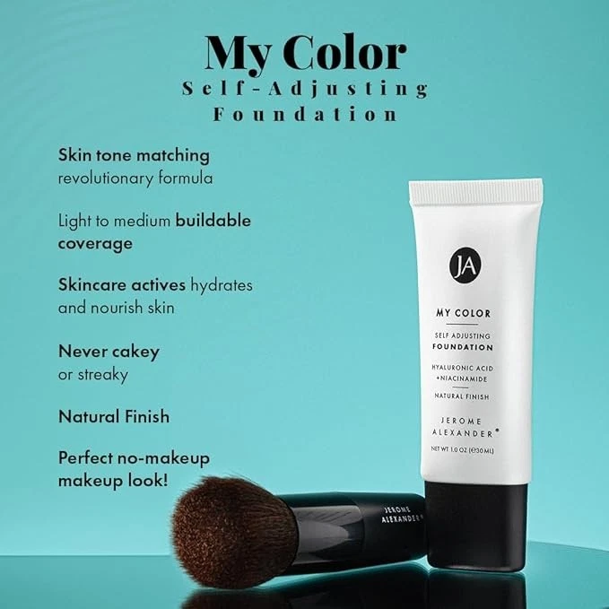 Jerome Alexander My Color Self-Adjusting Foundation, Hydrating - Light 1 oz - Image 2 of 4