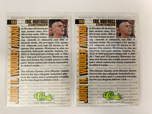 16 Eric Montross RC's Boston Celtics North Carolina Finest Ultra Kromax UD Stadi - Bild 11 von 17