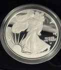 2024 W US Mint American Eagle One Ounce Silver Proof Coin w/Box & COA