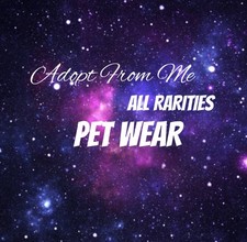 Trusted seller- pet wear adopt to me read description 