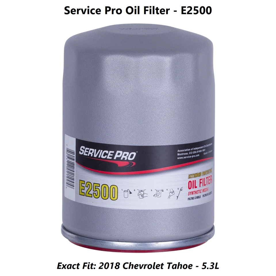 2018 Chevrolet Tahoe 5.3L Complete Cabin, Air & Oil Filter Kit (0W-20) Foto 3 de 4