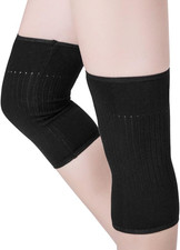 Men Women Cashmere Knee Braces Supports Leg Warmer Winter Warm Thermal Wool Cycl