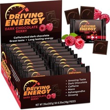 Driving Energy - Caffeinated Energy Bite Size - Dark Chocolate Berry Fuel