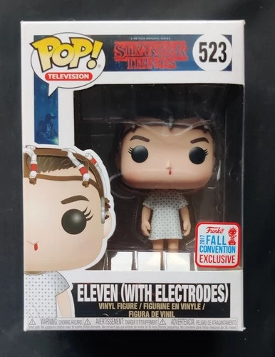 Funko Pop! ELEVEN with Electrodes #523 Stranger Things 2017 NYCC Exclusive