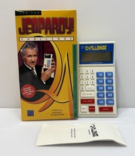 Jeopardy Challenge 1997 Official Scorekeeper Handheld Game Alex Trebek