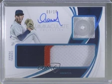 2019 Panini Immaculate Doubles Button 9/10 Cionel Perez #D-CP Rookie Auto RC s3g