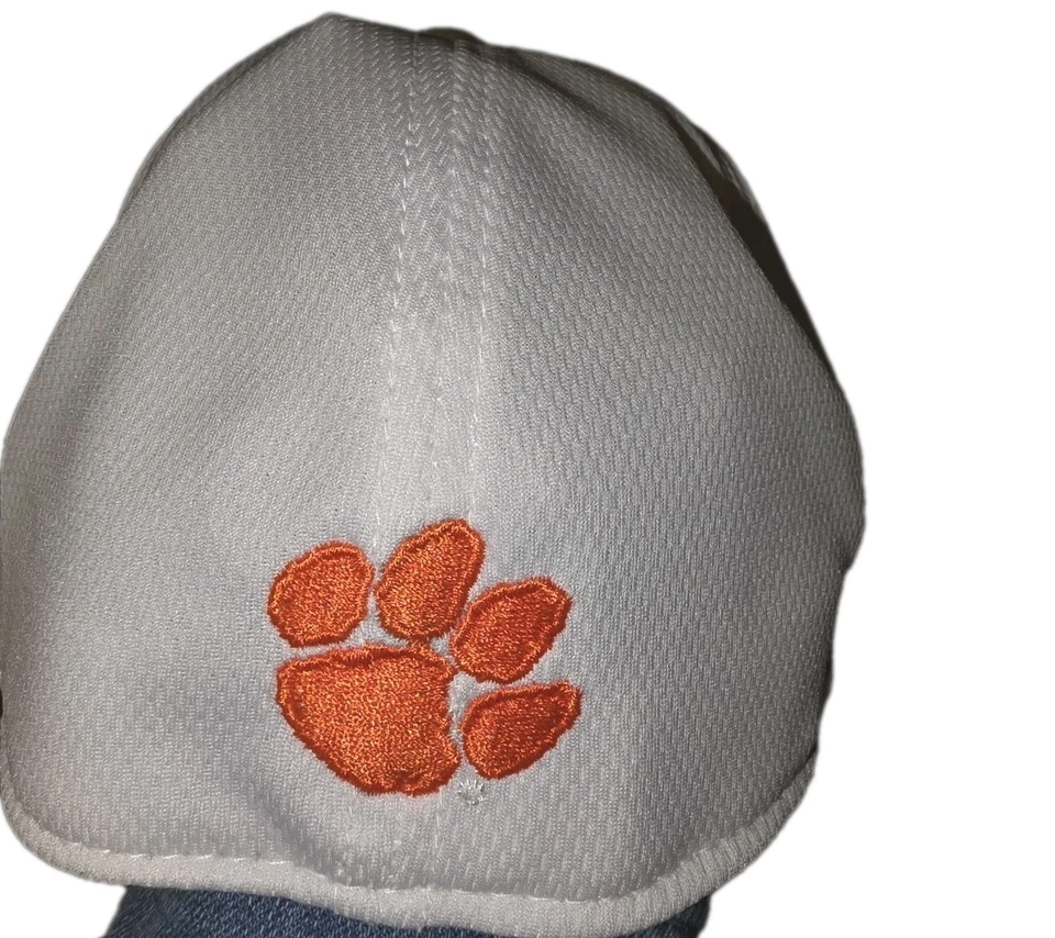 Sombrero Clemson Tigers Naranja "C" Logo Blanco One Fit Foto 3 de 3
