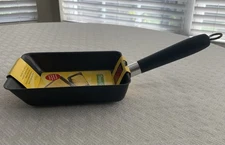 NWT Joyce Chen Japanese Xylan Non-Stick Tamago/Omelette Pan Black Small 6" x 8”