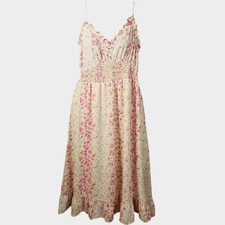 Sienna Sky Floral Ruffle Midi Maxi Dress sz Small Dainty Feminine Romantic NWT