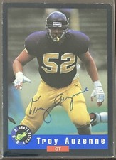Troy Auzenne 1992 Classic Draft Picks On-Card Autograph Auto Rookie California. rookie card picture