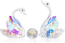 60th Wedding Anniversary Swan Gifts for Parents Grandparents 60 Years Anniversa