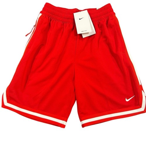 Nike Shorts Boys Size M Red Athletic Gym Basketball Gym Training Pockets NWT