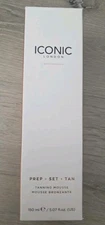 ICONIC London Prep-Set-Tan Tanning Mousse GLOW 150ml/5.07 fl oz Full Sz NIB