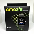 Amazfit Bip 3 Smartwatch 1.69" Color Display Black Silicone Band SpO2