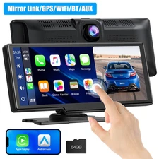 2.5K Dash Cam Wireless Apple Carplay Android Auto 9.26in Car Stereo + Backup Cam