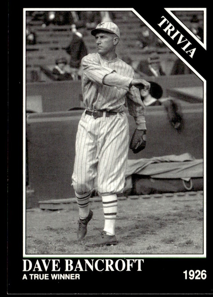1992 Conlon Collection TSN Dave Bancroft New York Giants #598