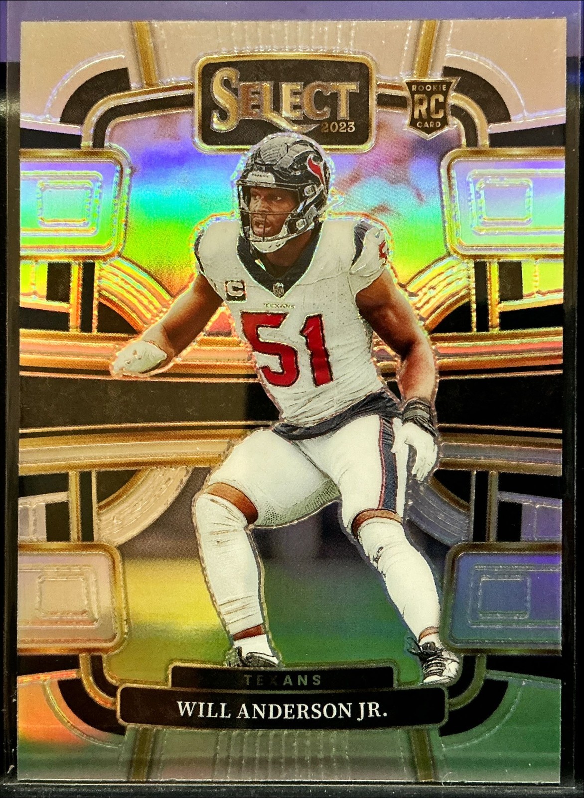 2023 Panini Select - Concourse Will Anderson #40 Silver Prizm (RC)