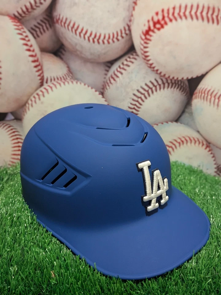 ⚾ Med LA Dodgers Bateo Entrenadores Calavera Casco MLB Oficial JUEGO L@@K⚾ Foto 3 de 4