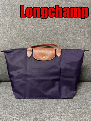 Longchamp Lightweight Large Storage Le Pliage Tote Bag M USED From
