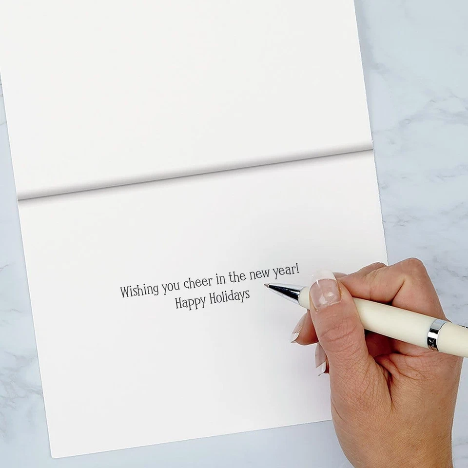 Forest Folk Personalized Christmas Cards - Set of 18 Holiday Greeting Cards, ... - Image 3 of 4